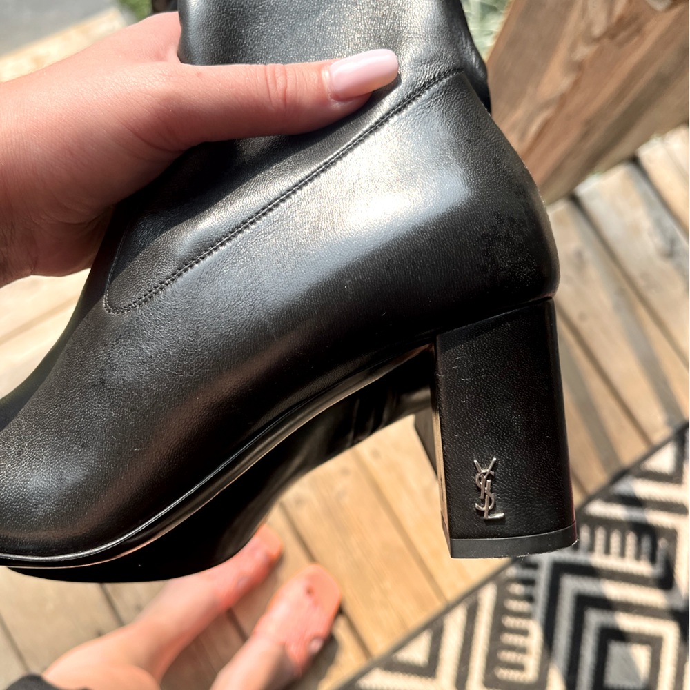 YSL over the knee boots